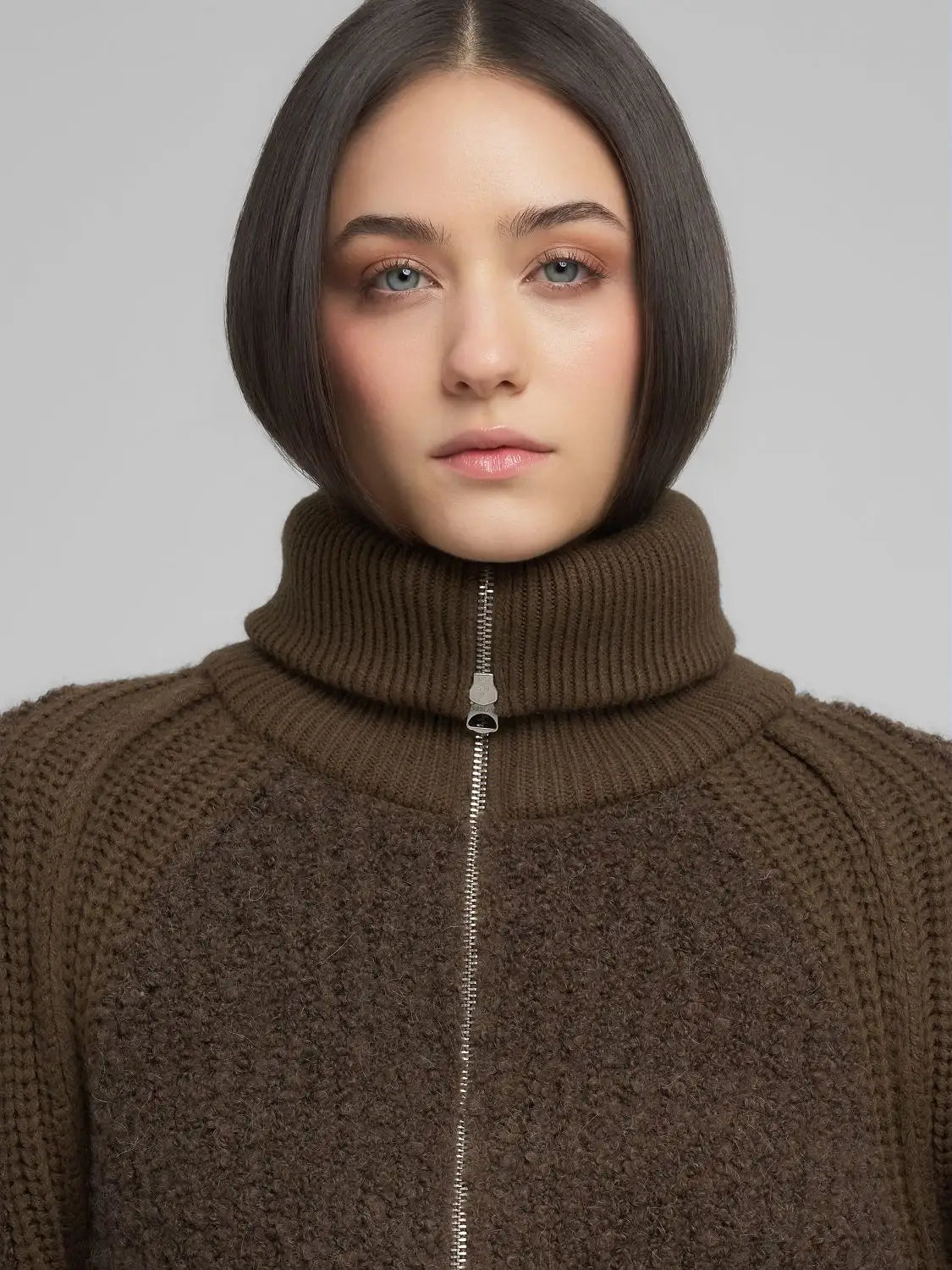 Maglione cropped cacao Replay