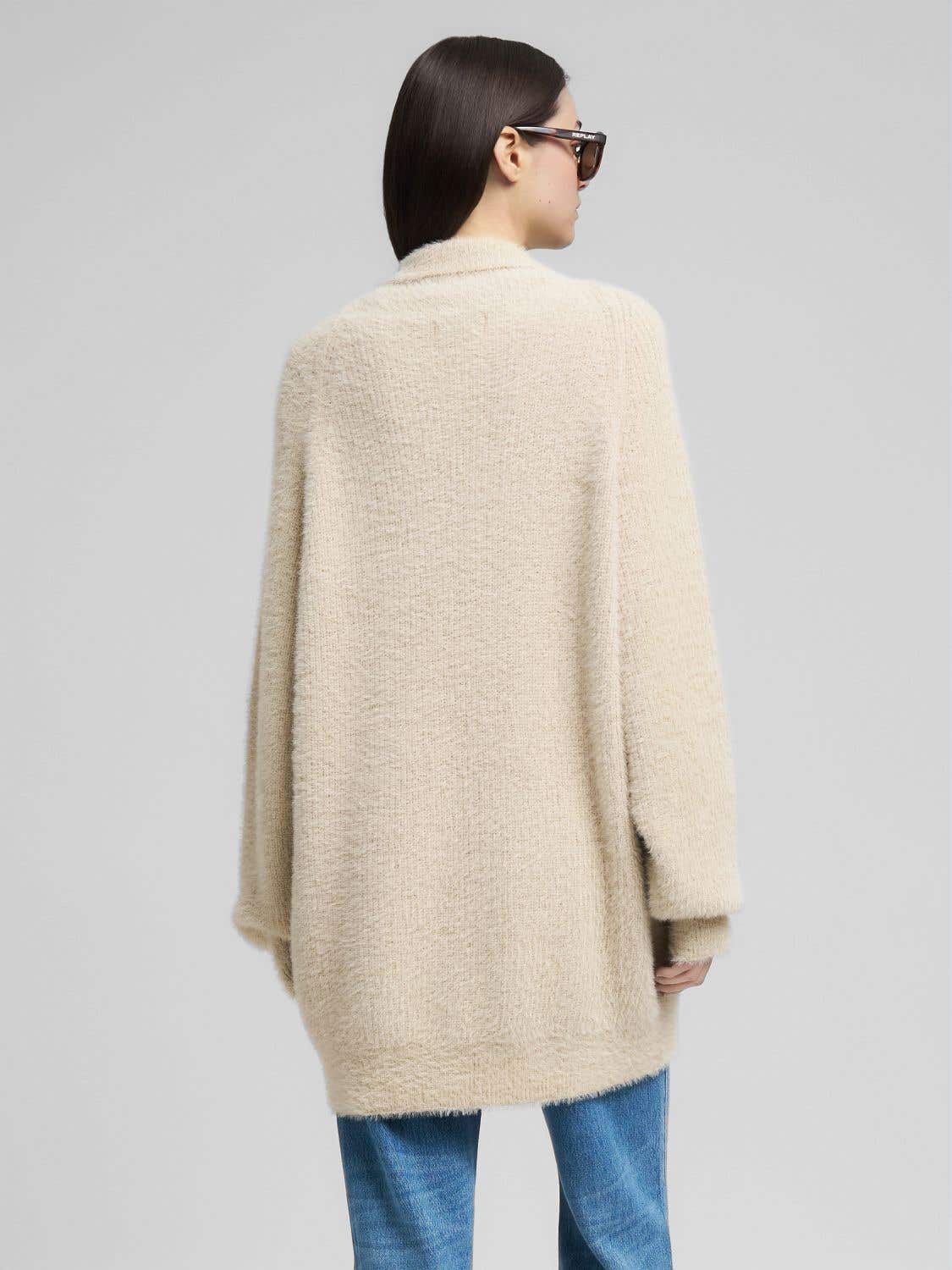 Bomber maglia soft hairy Replay