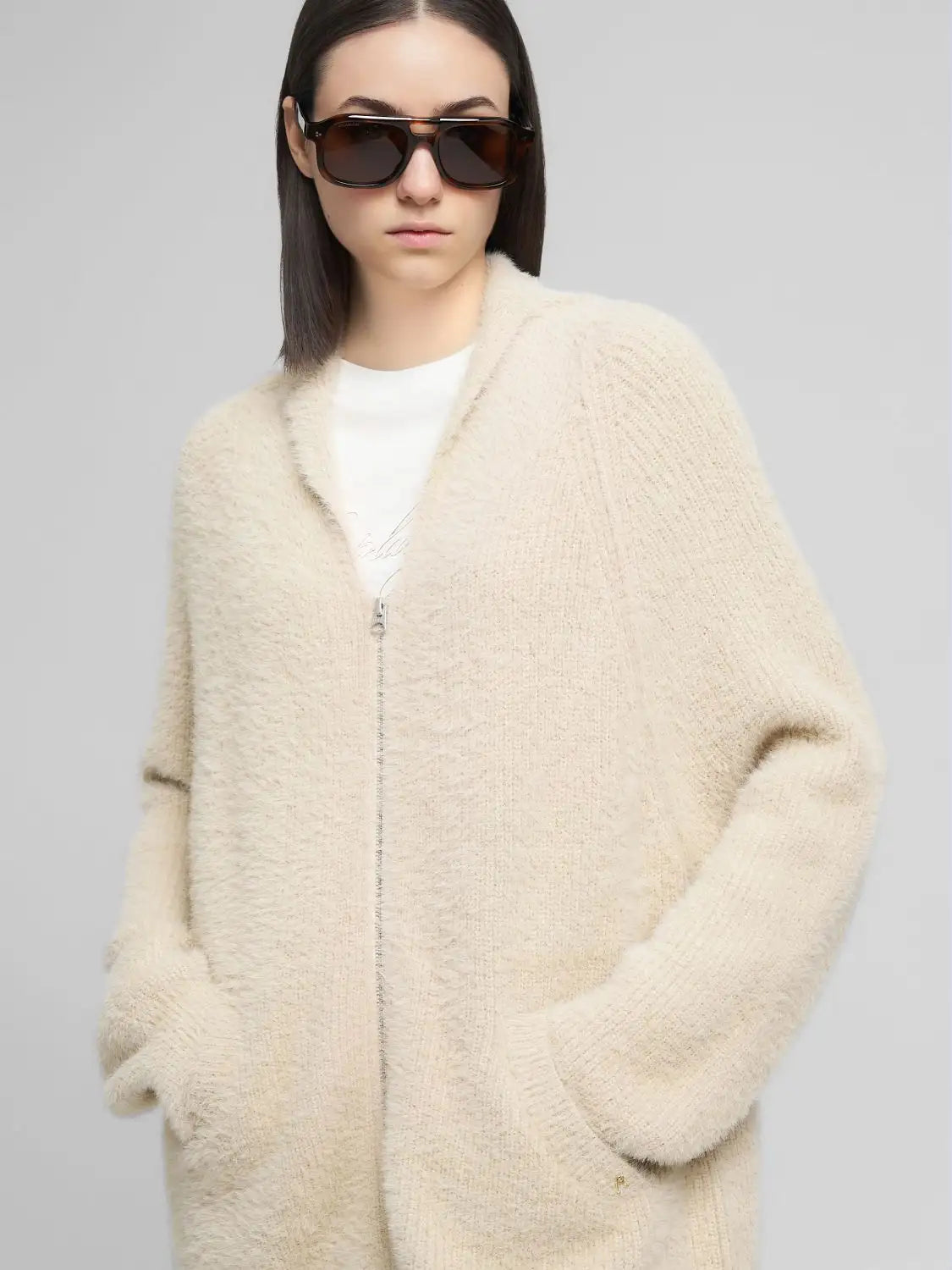 Bomber maglia soft hairy Replay