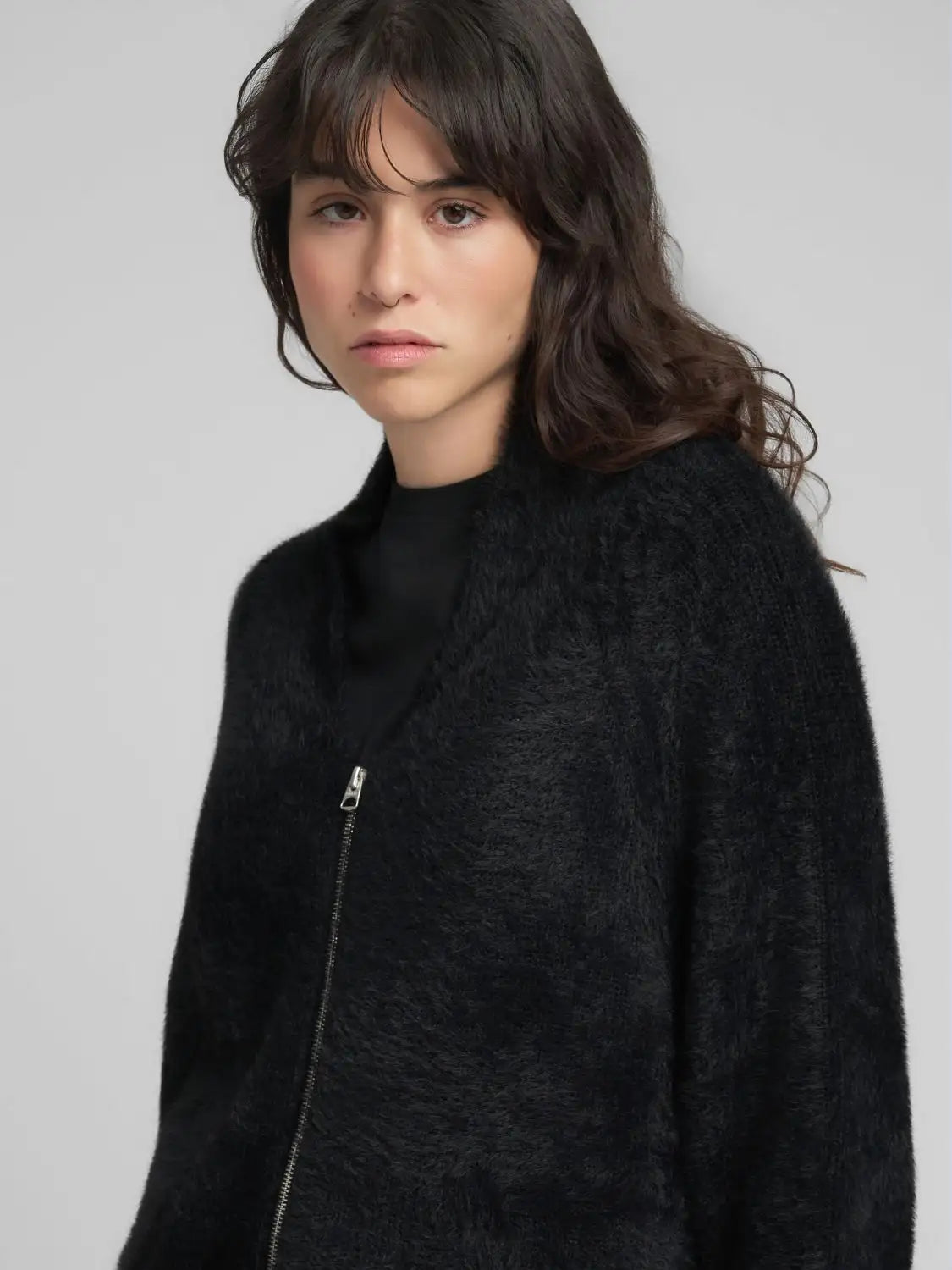 Bomber maglia soft hairy Replay