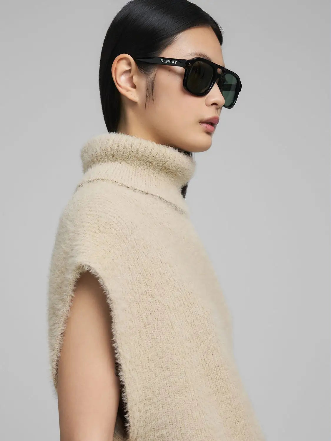 Gilet maglia soft hairy Replay