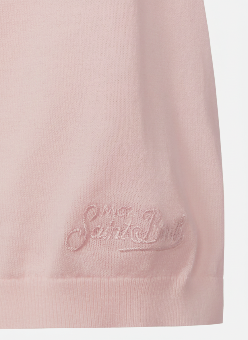 Polo cotone rosa Saint Barth