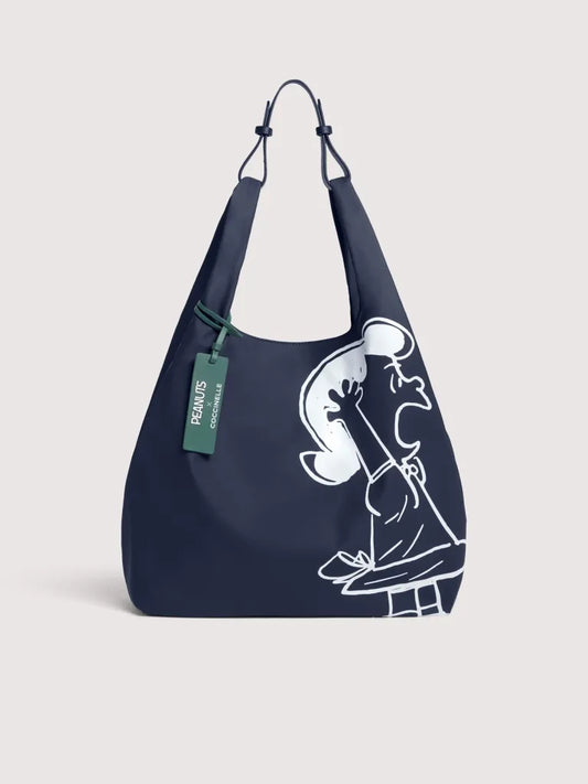 Borsa Peanuts blu