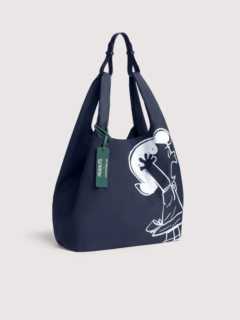 Borsa Peanuts blu