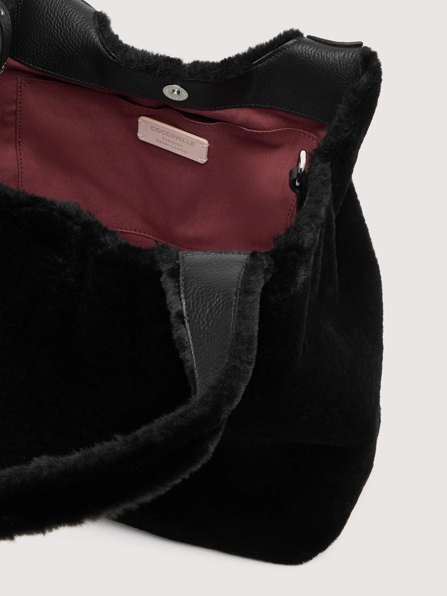 Borsa c-easy syn. fur nero Coccinelle