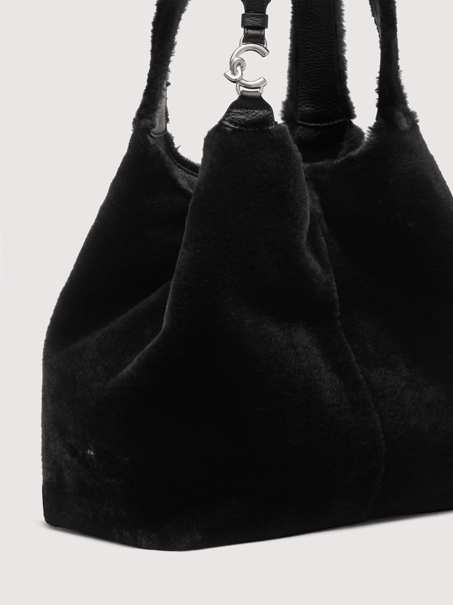 Borsa c-easy syn. fur nero Coccinelle