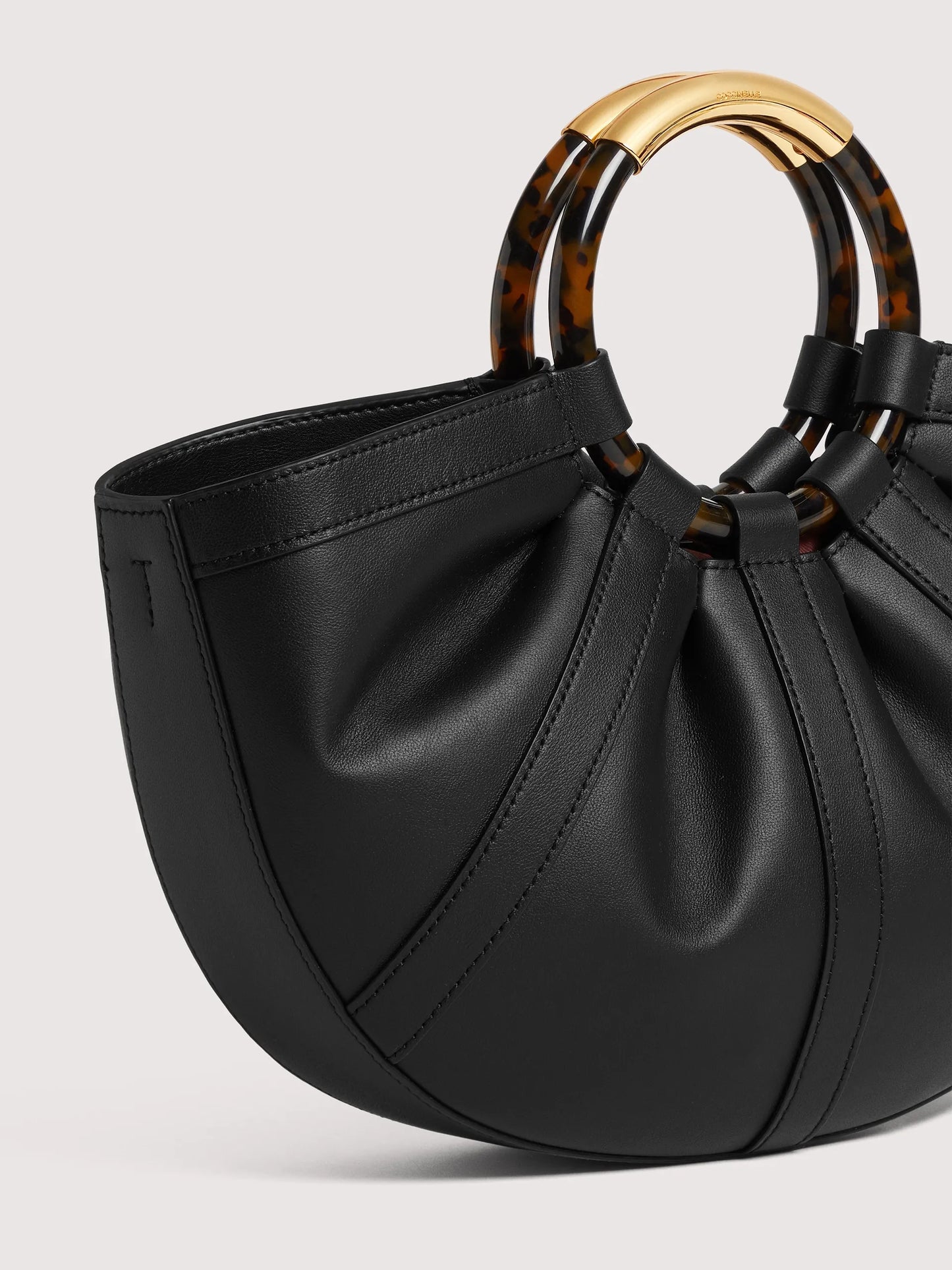 Borsa shell nera Coccinelle mini