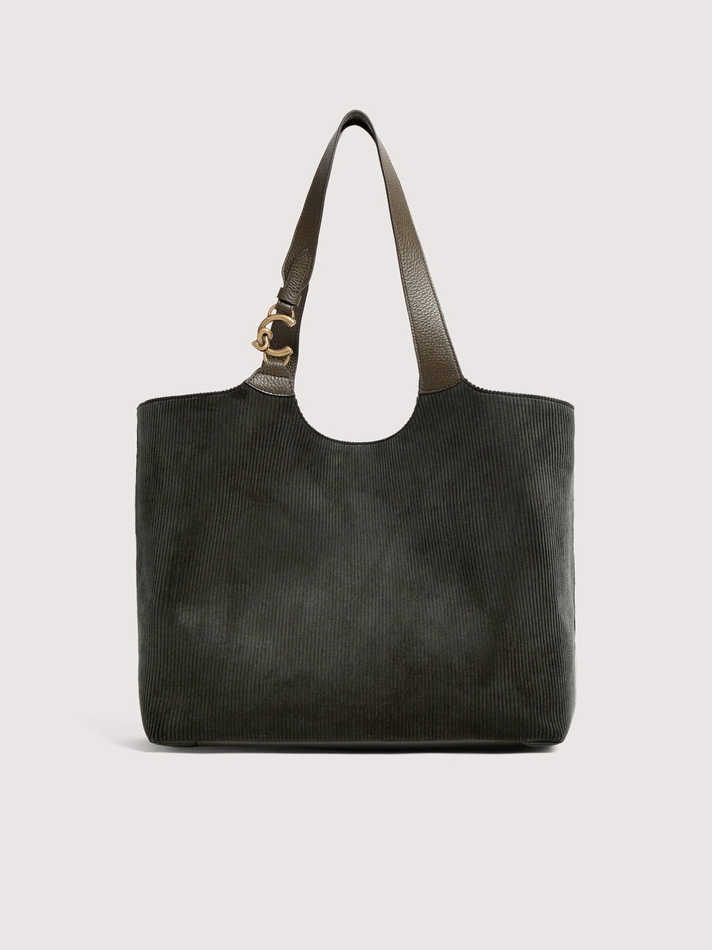 Borsa c-easy velluto fango Coccinelle