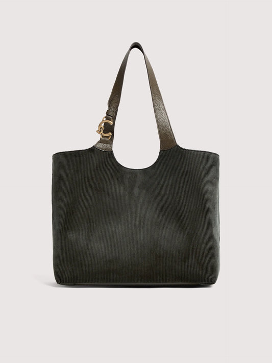 Borsa c-easy velluto fango Coccinelle