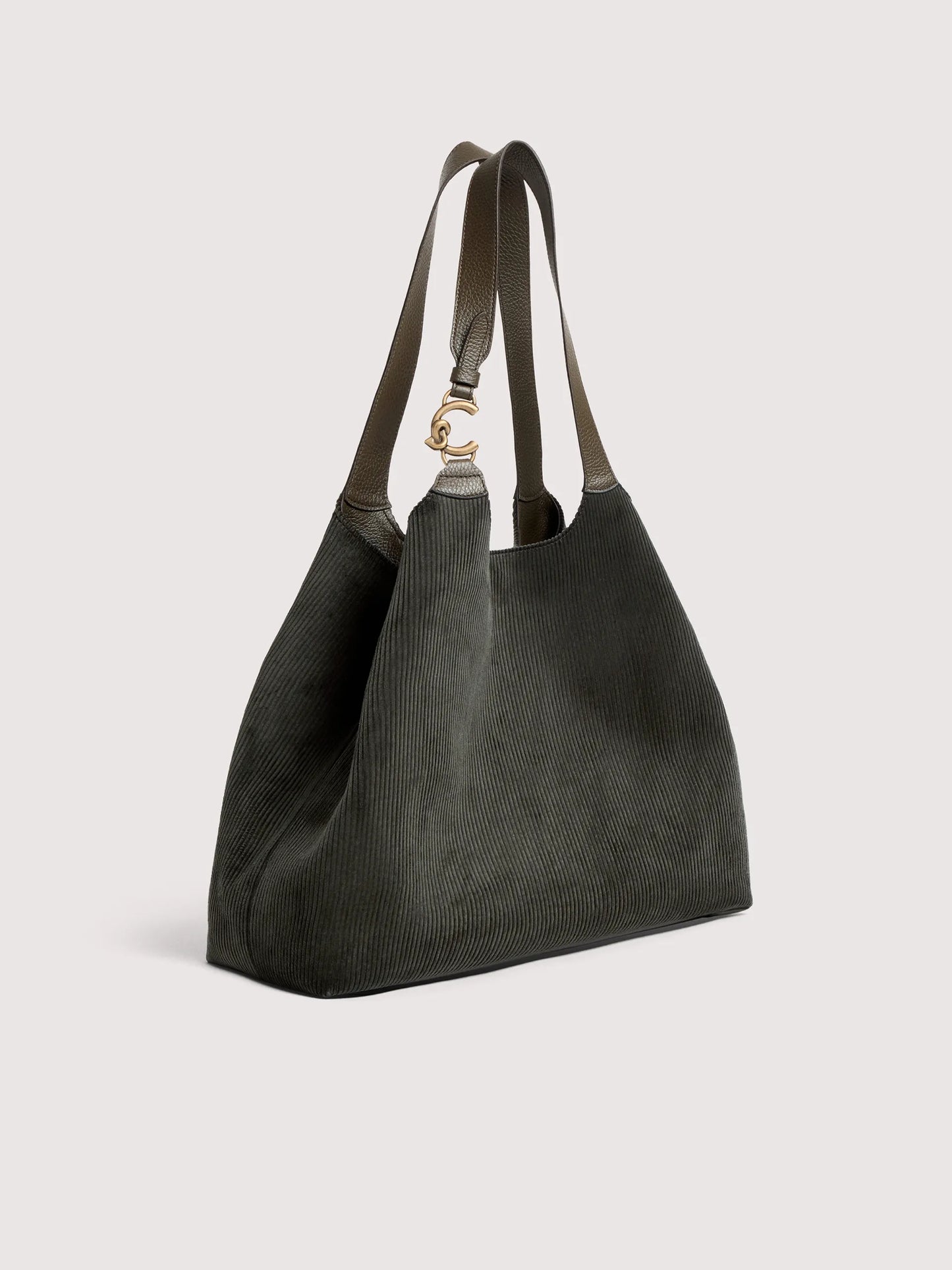Borsa c-easy velluto fango Coccinelle
