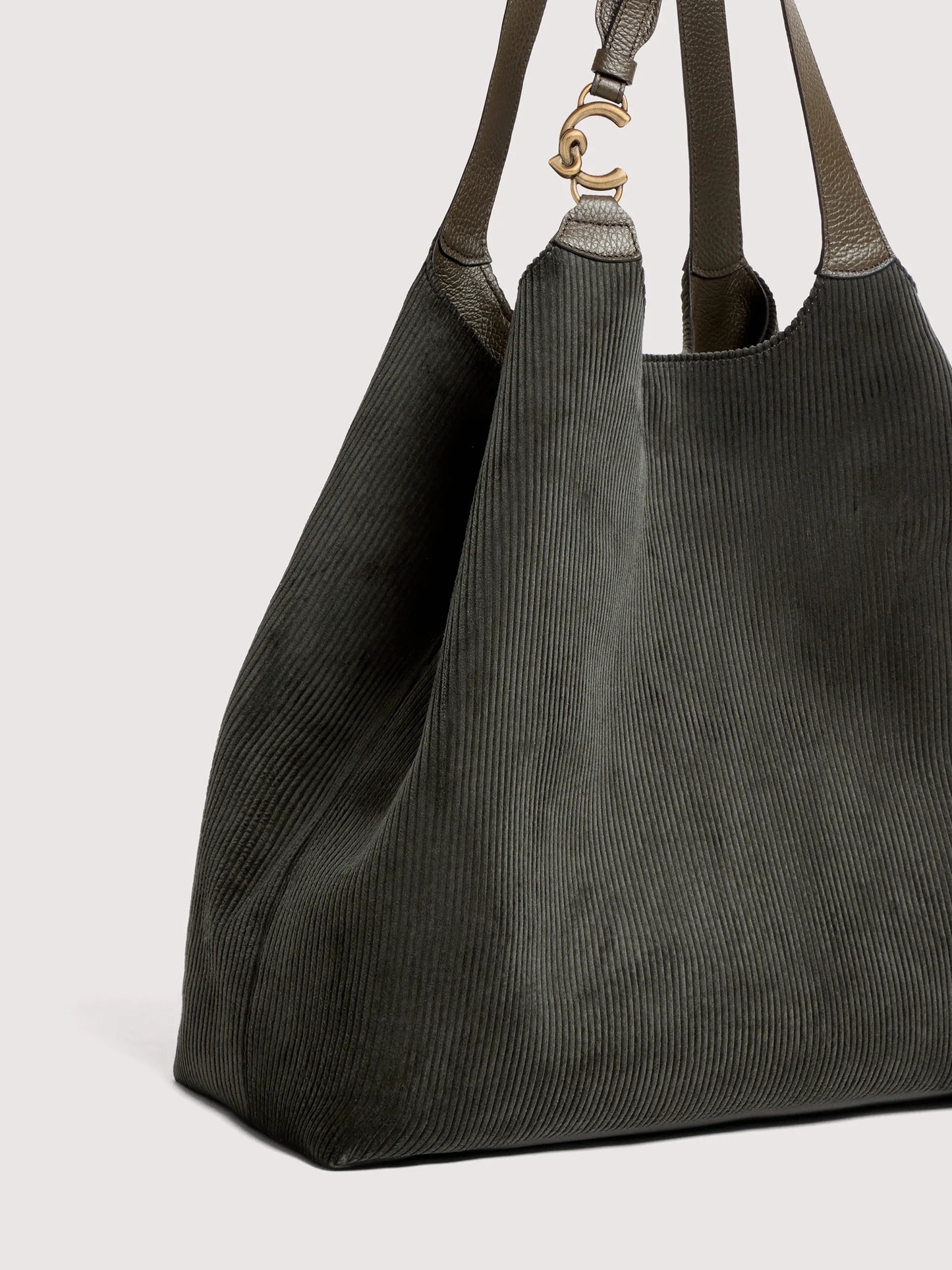 Borsa c-easy velluto fango Coccinelle