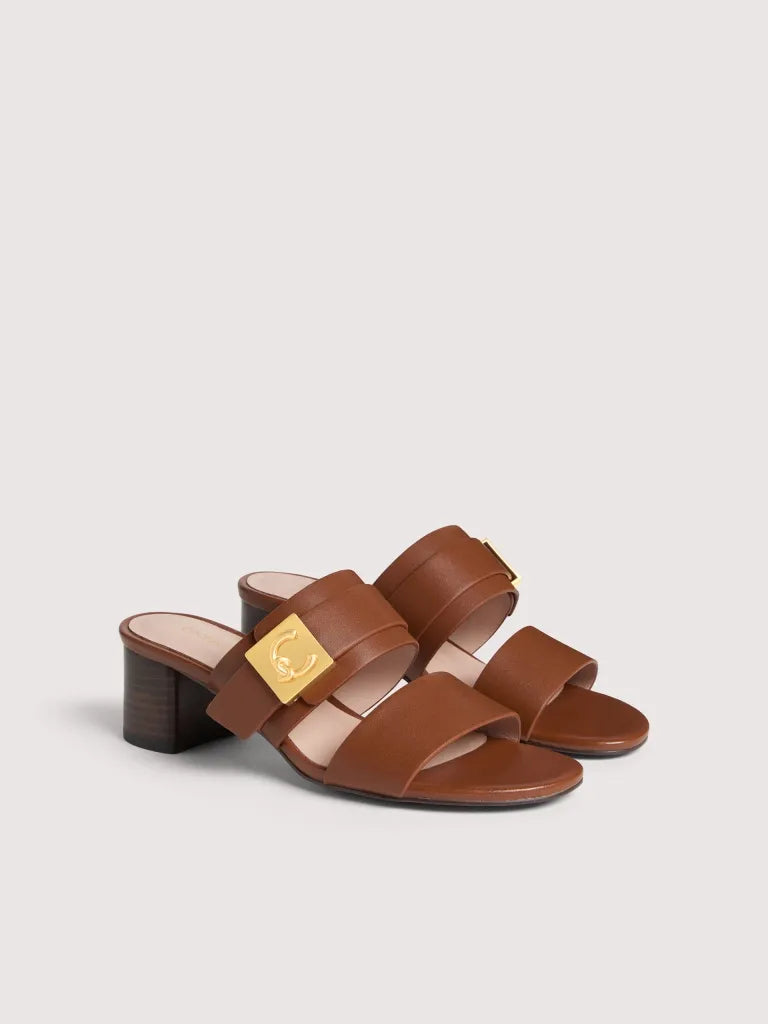 Sabot Coccinelle c-me look cuoio