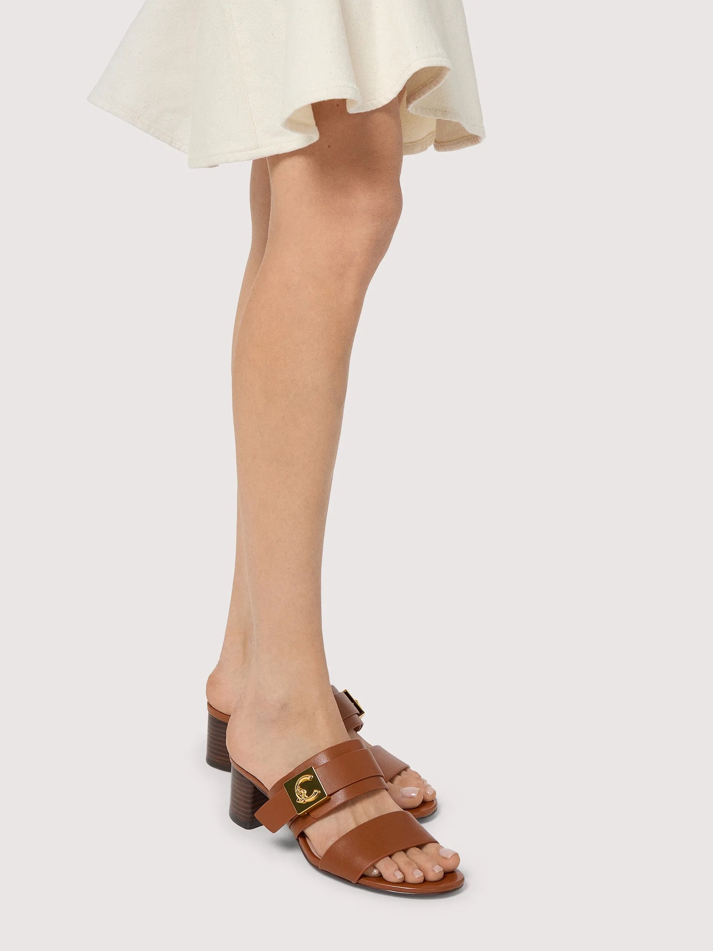 Sabot Coccinelle c-me look cuoio