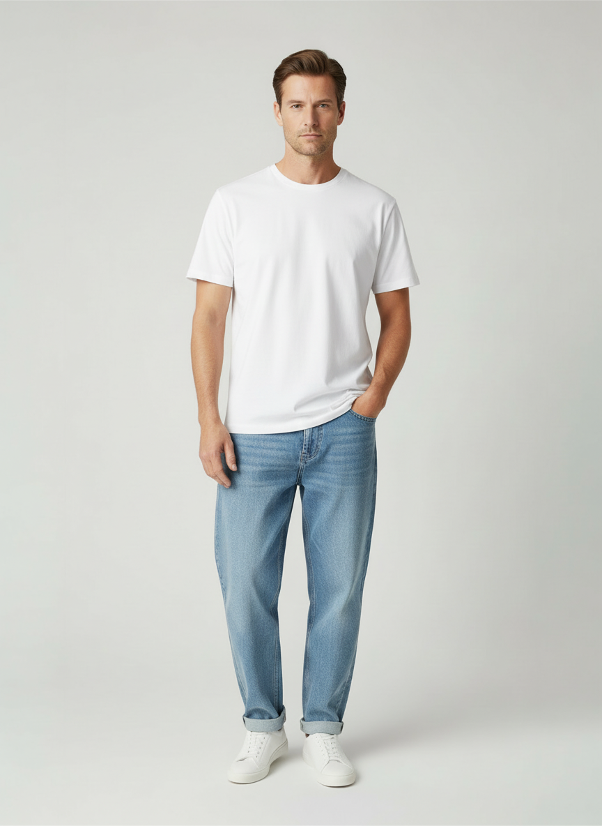 T-shirt Giro key bianca