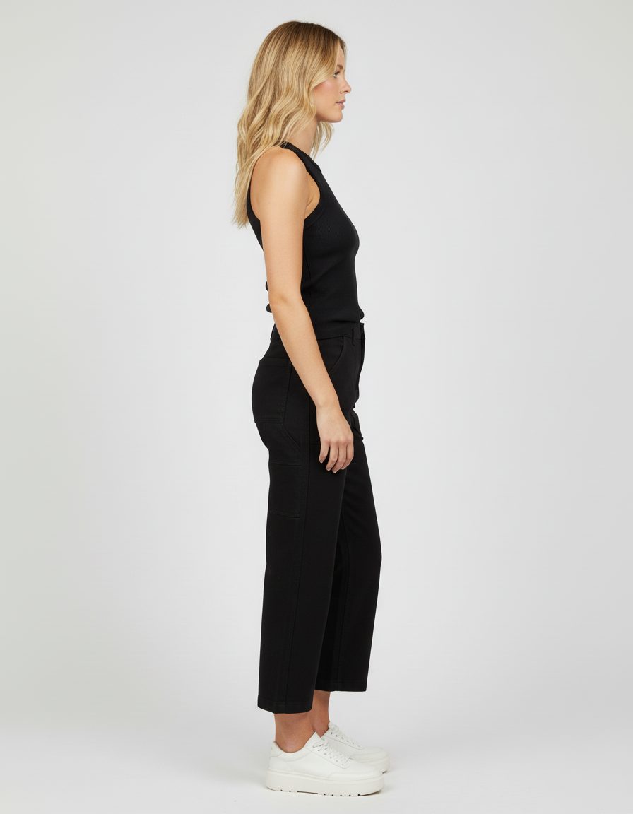 DENISE-61  PANT NERO