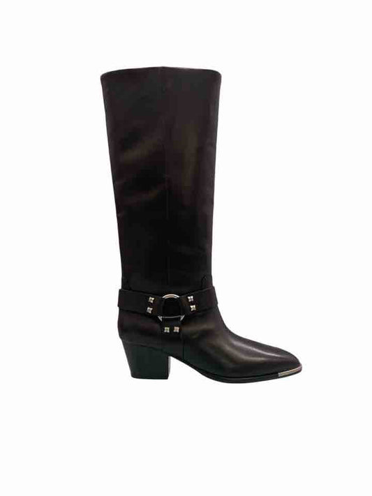 Stivale in pelle nero