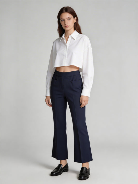 Pantalone trombetta cropped Seafarer