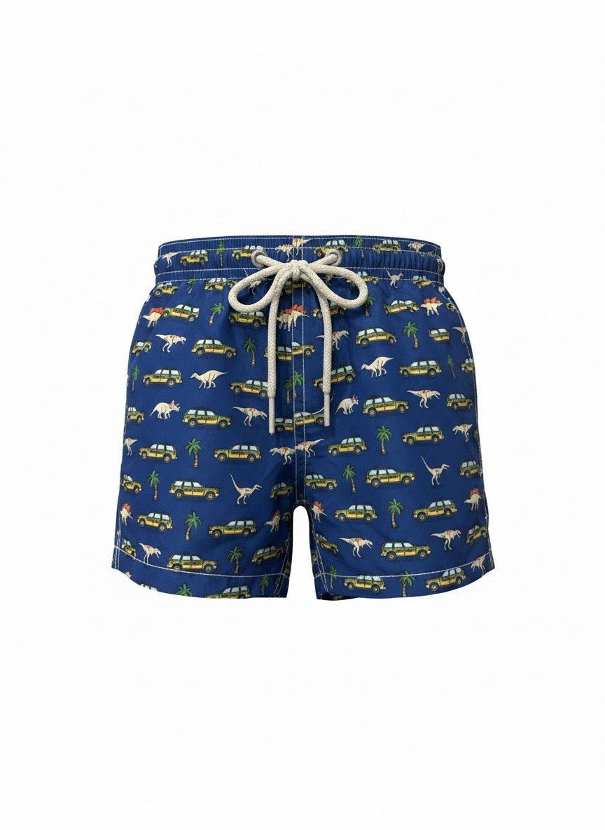 Boxer blue Saint Barth Jurassic Park