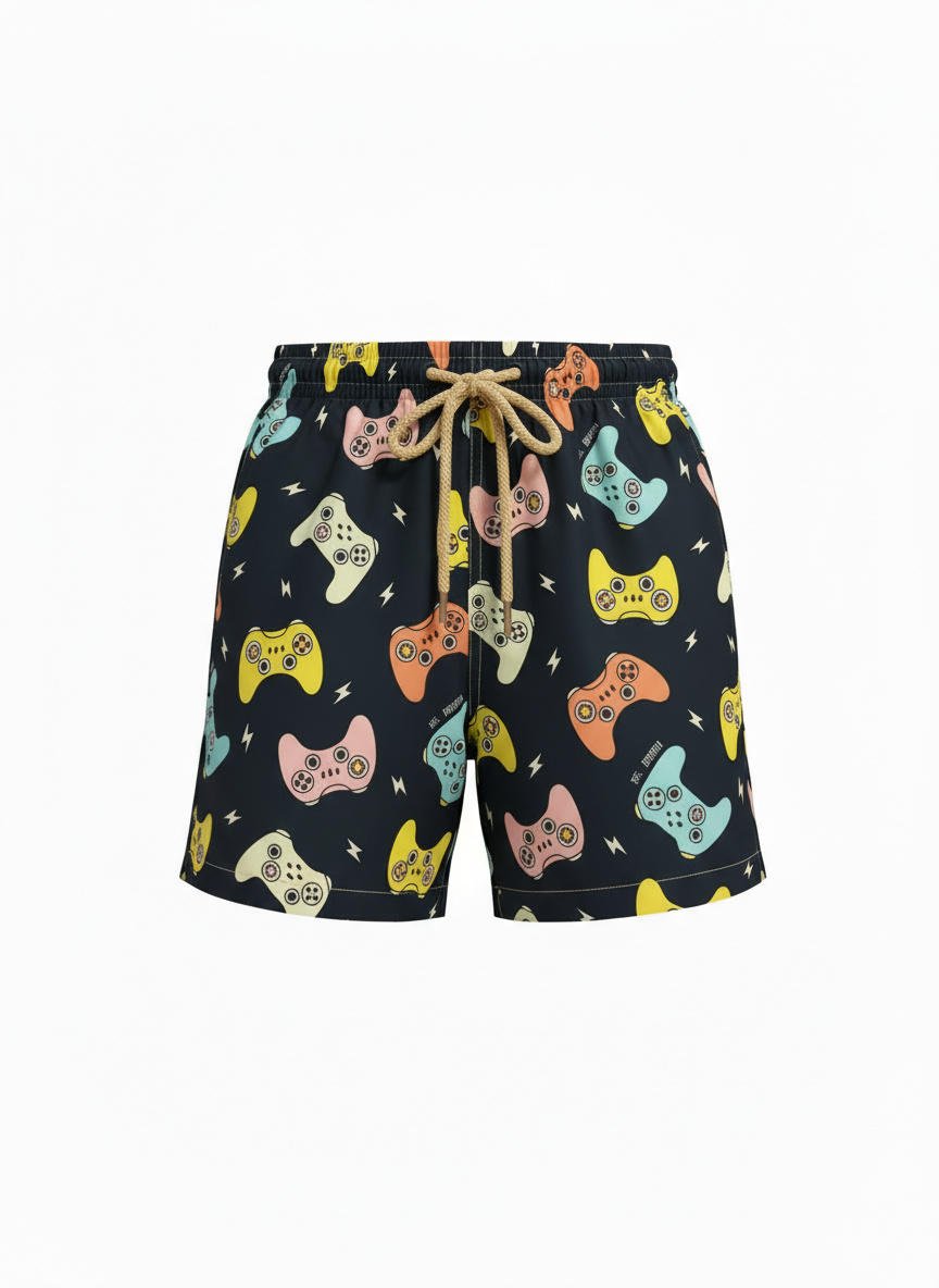 Costume Boxer neon pad Saint Barth