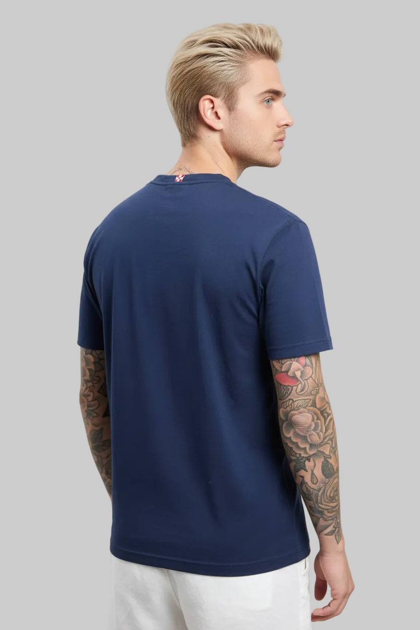 T-shirt Saint Barth Lupo Gin Mare blu
