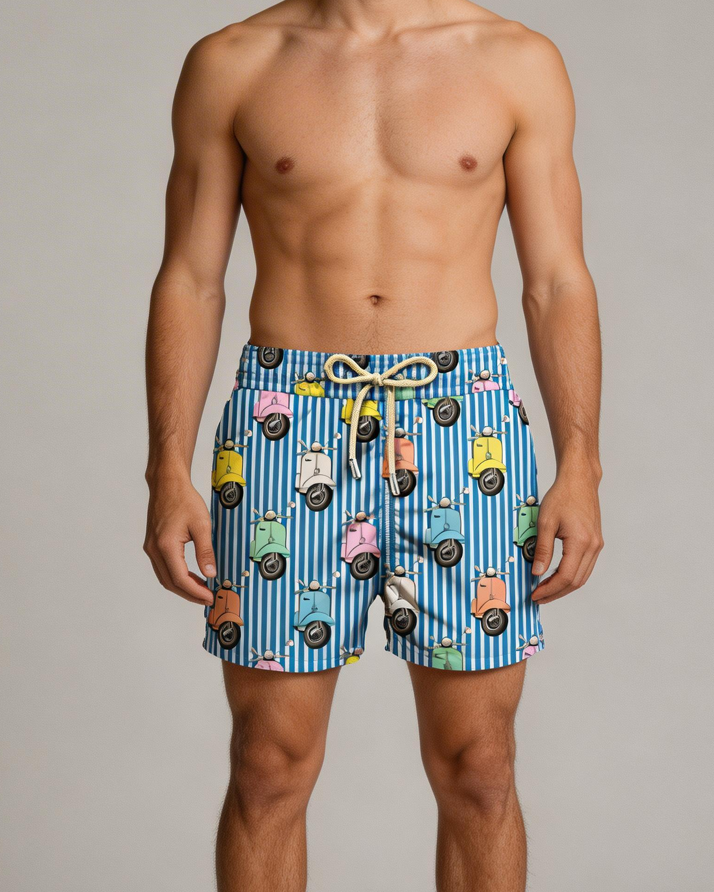 Boxer Vespa stripes MC2 Saint Barth