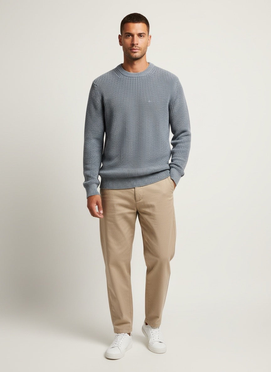 Maglia girocollo uomo vintage blue Replay