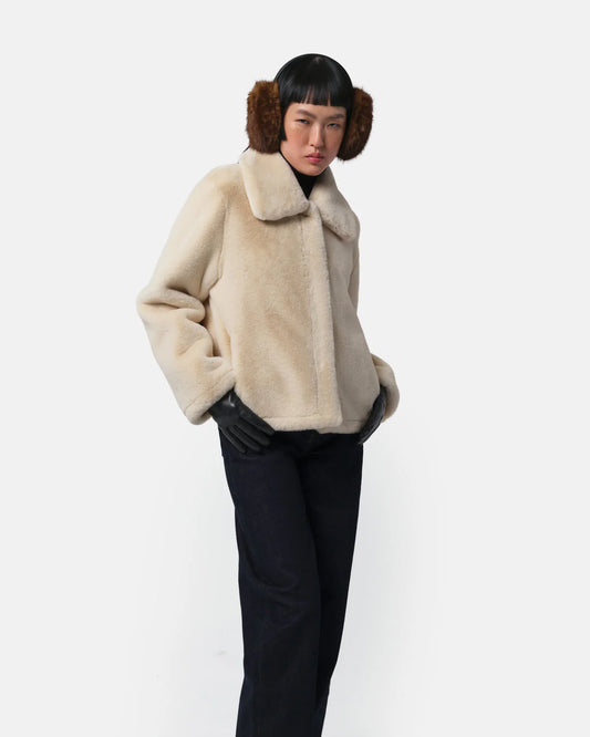 Eco-pelliccia Elis Latte