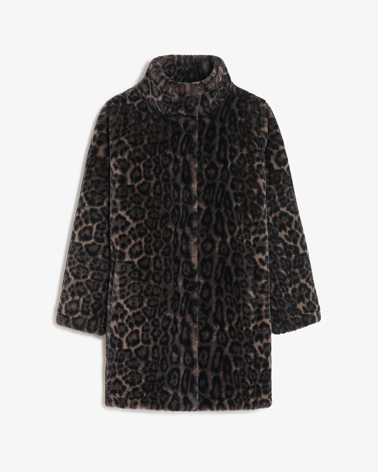 Cappotto dark leopard