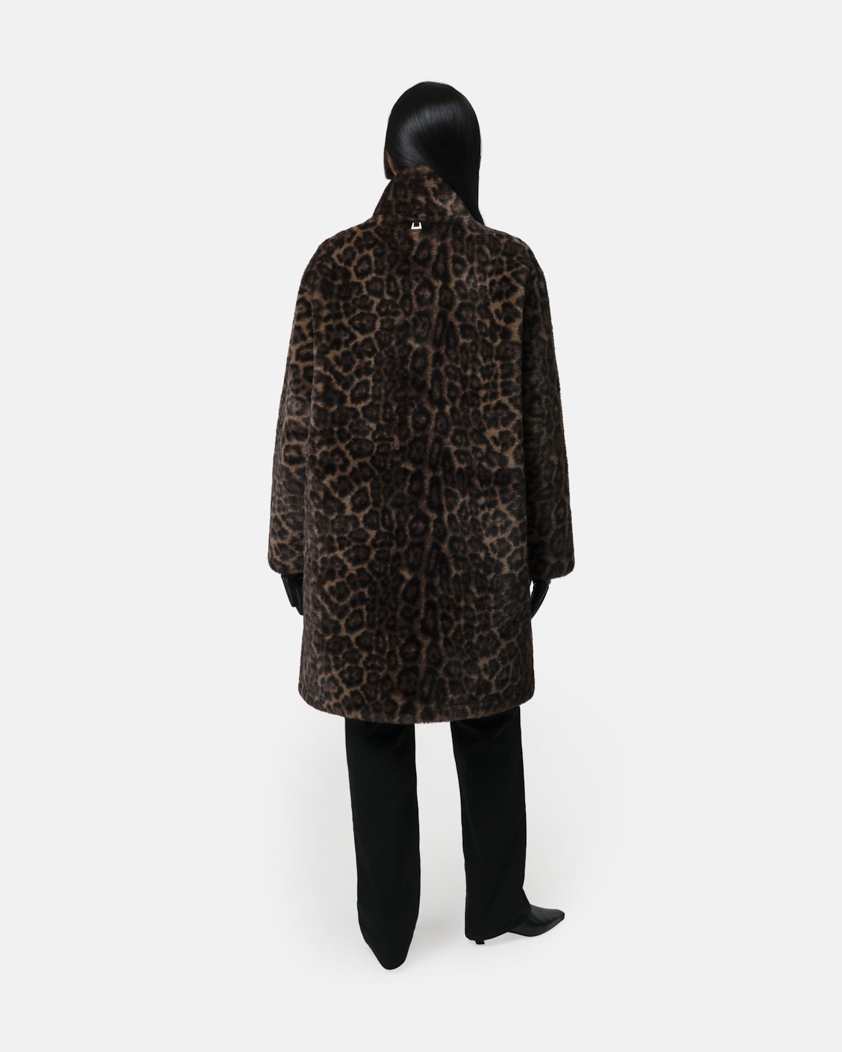 Cappotto dark leopard