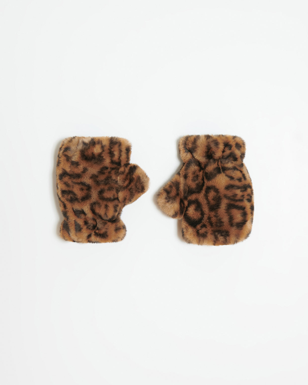 Manicotti leopard cuoio
