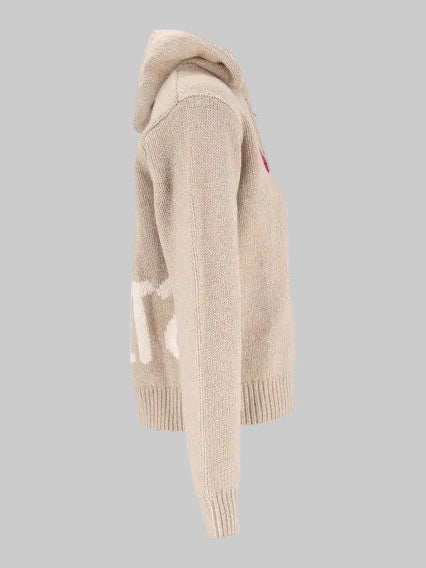 Cardigan Kyla Hoodie cuore St.Barth