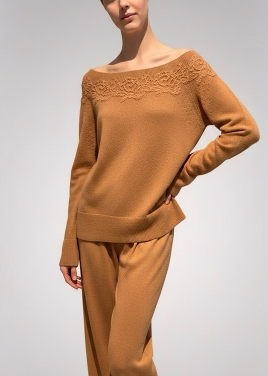 Maglia barchetta pizzo Ermanno Scervino