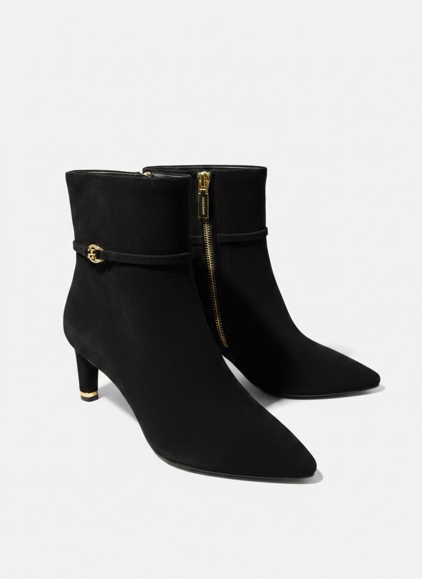 Stivaletto C-look in camoscio nero Coccinelle