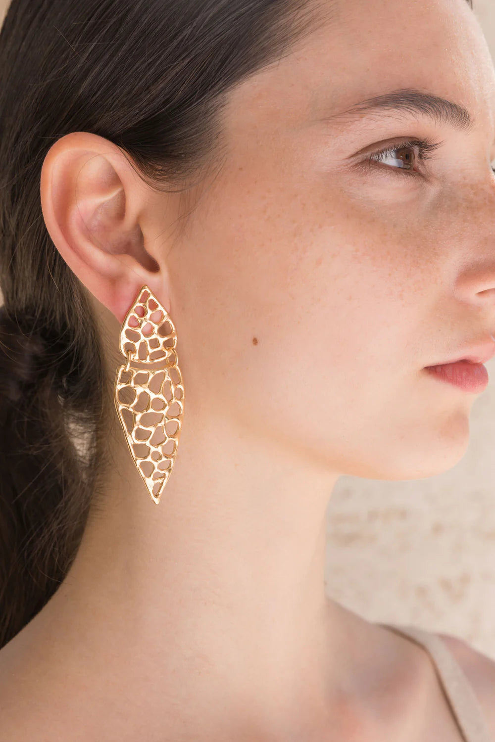 Orecchini drop Africa medium Giulia Barela