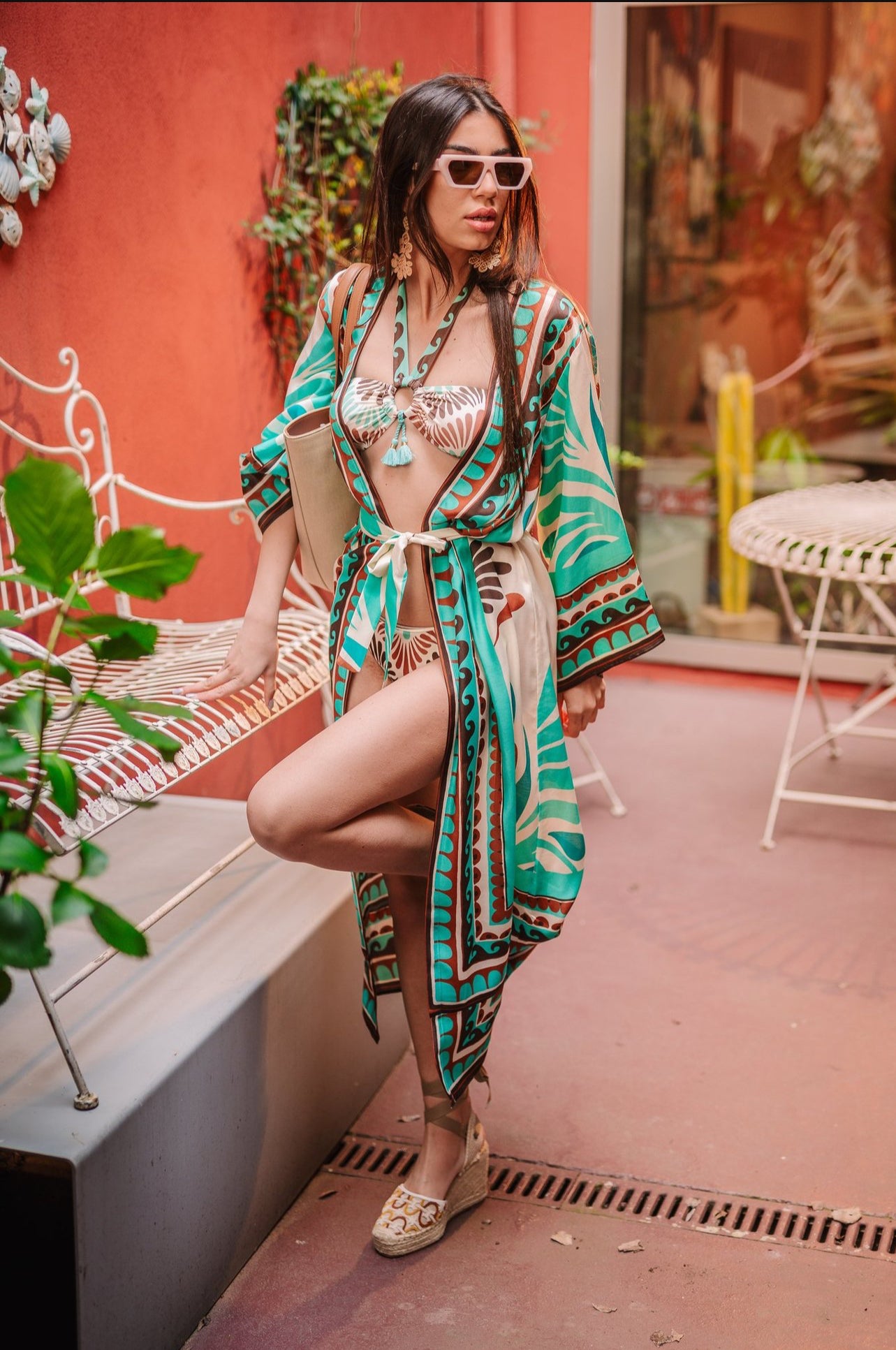 Kimono copricostume etnico Raffaela d'Angelo