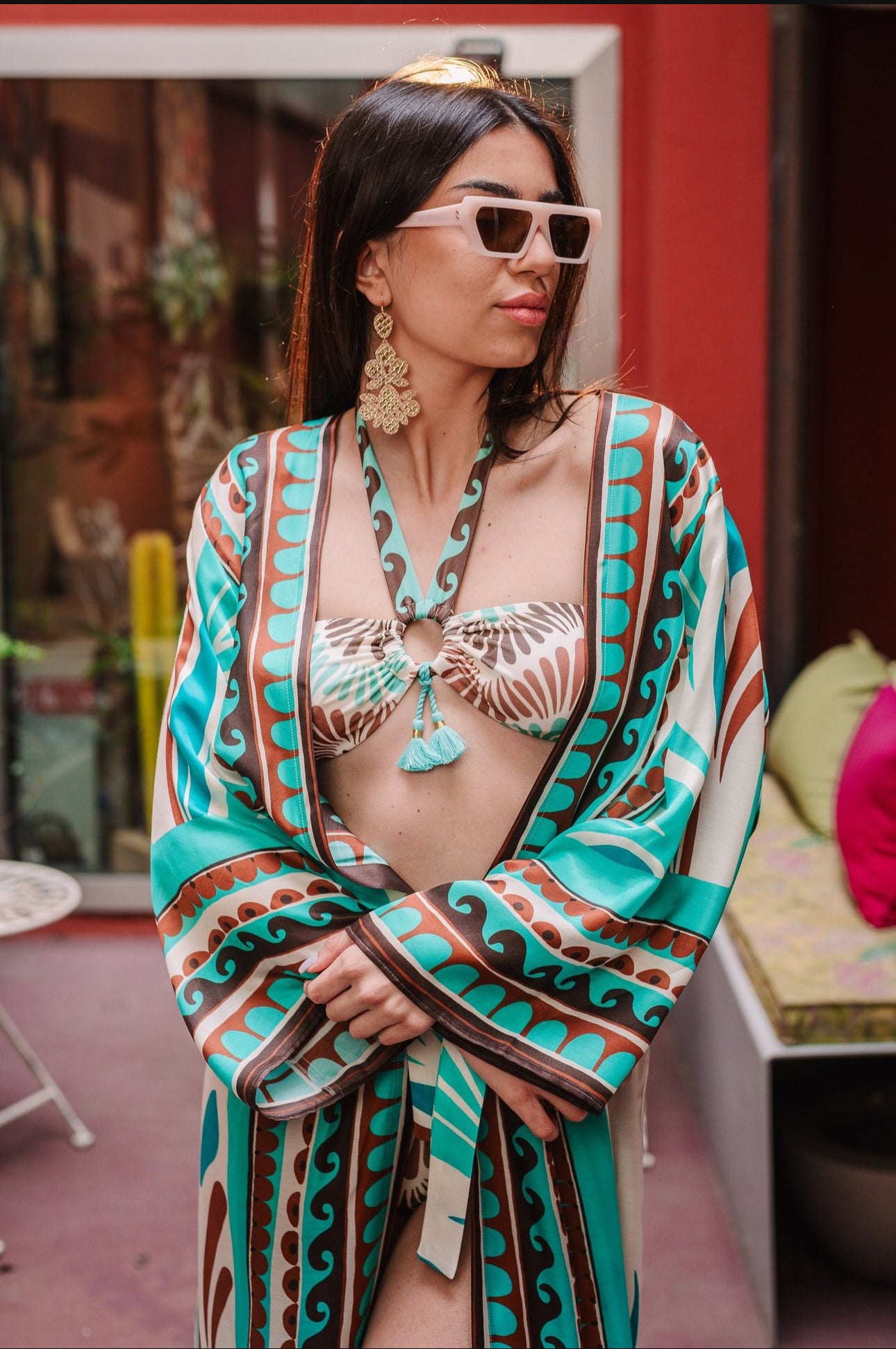 Kimono copricostume etnico Raffaela d'Angelo