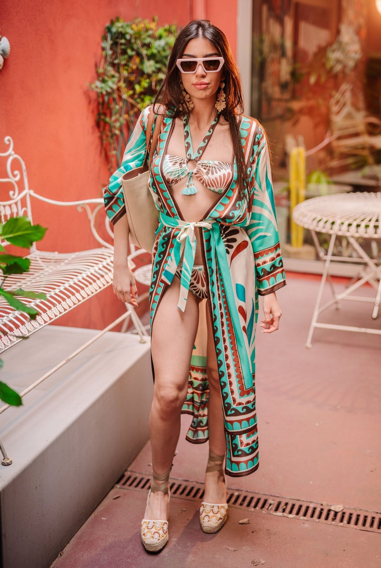 Kimono copricostume etnico Raffaela d'Angelo