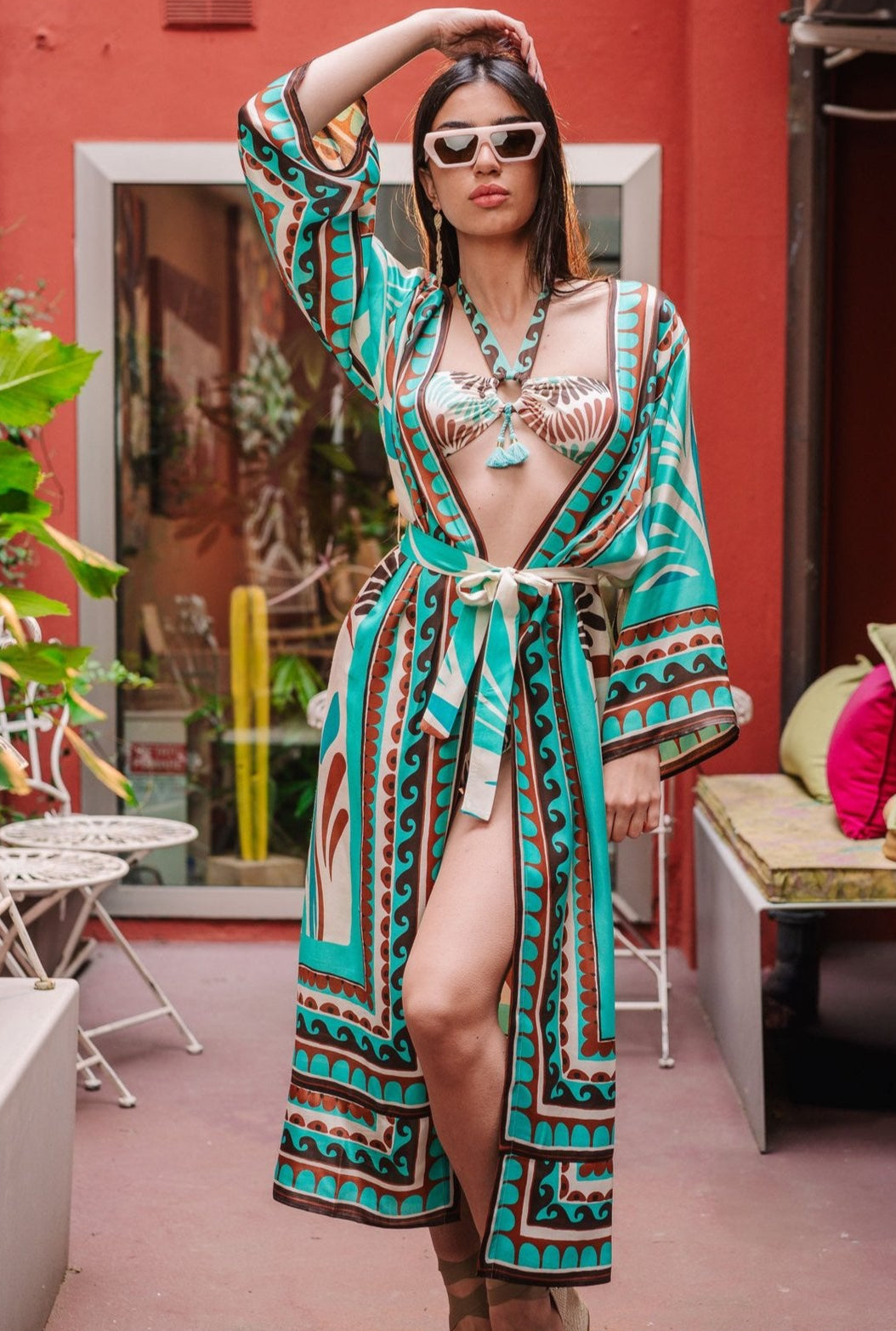 Kimono copricostume etnico Raffaela d'Angelo