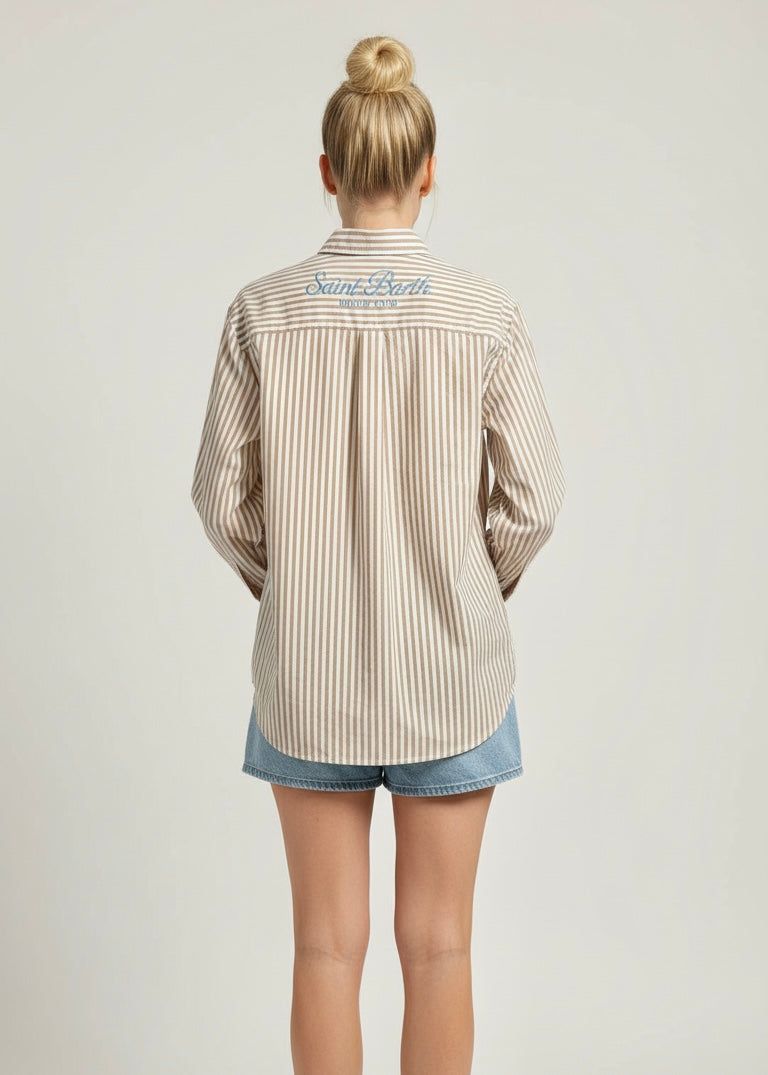 Camicia riga Mc2 Saint Barth