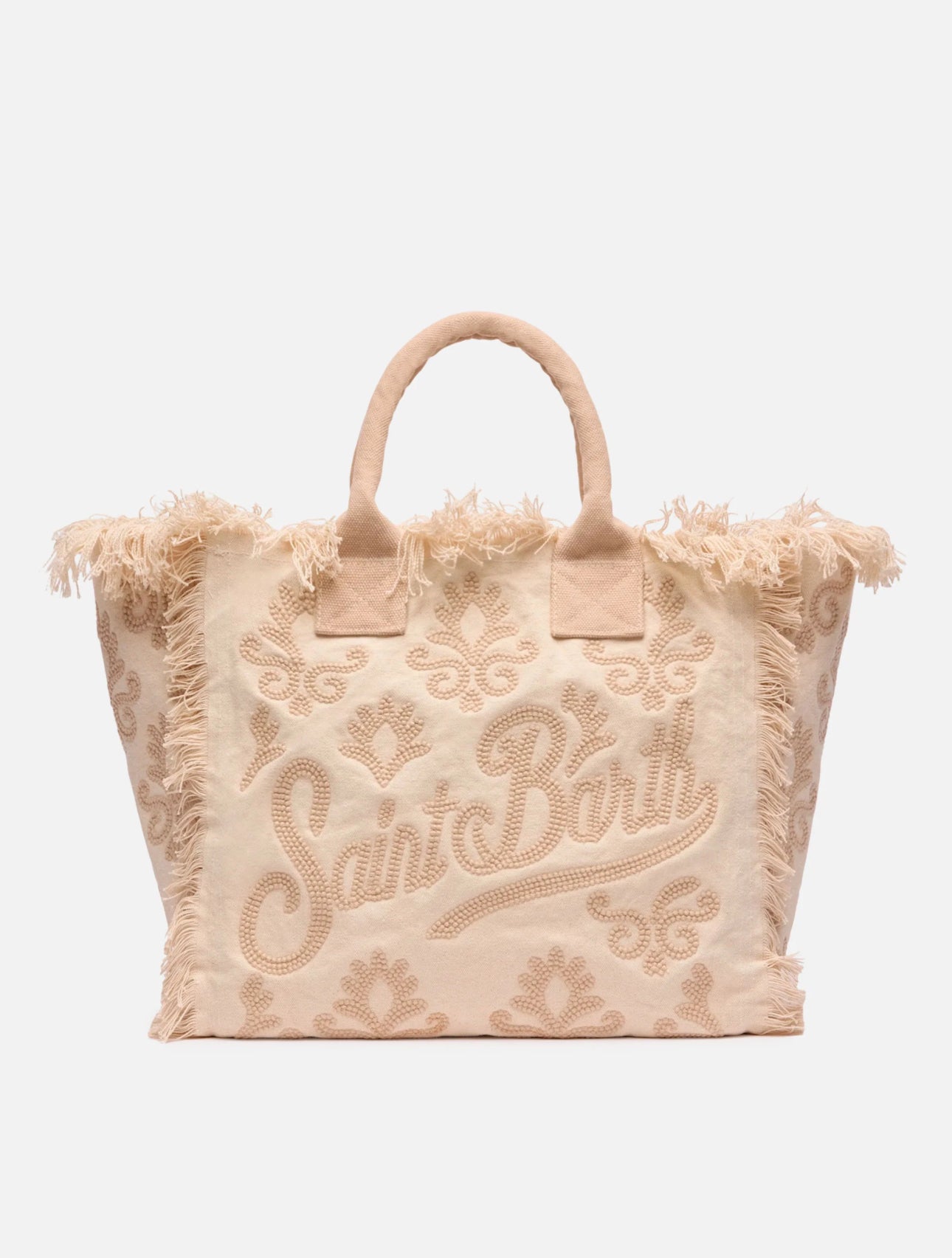 Borsa Vanity bianco beige Saint Barth