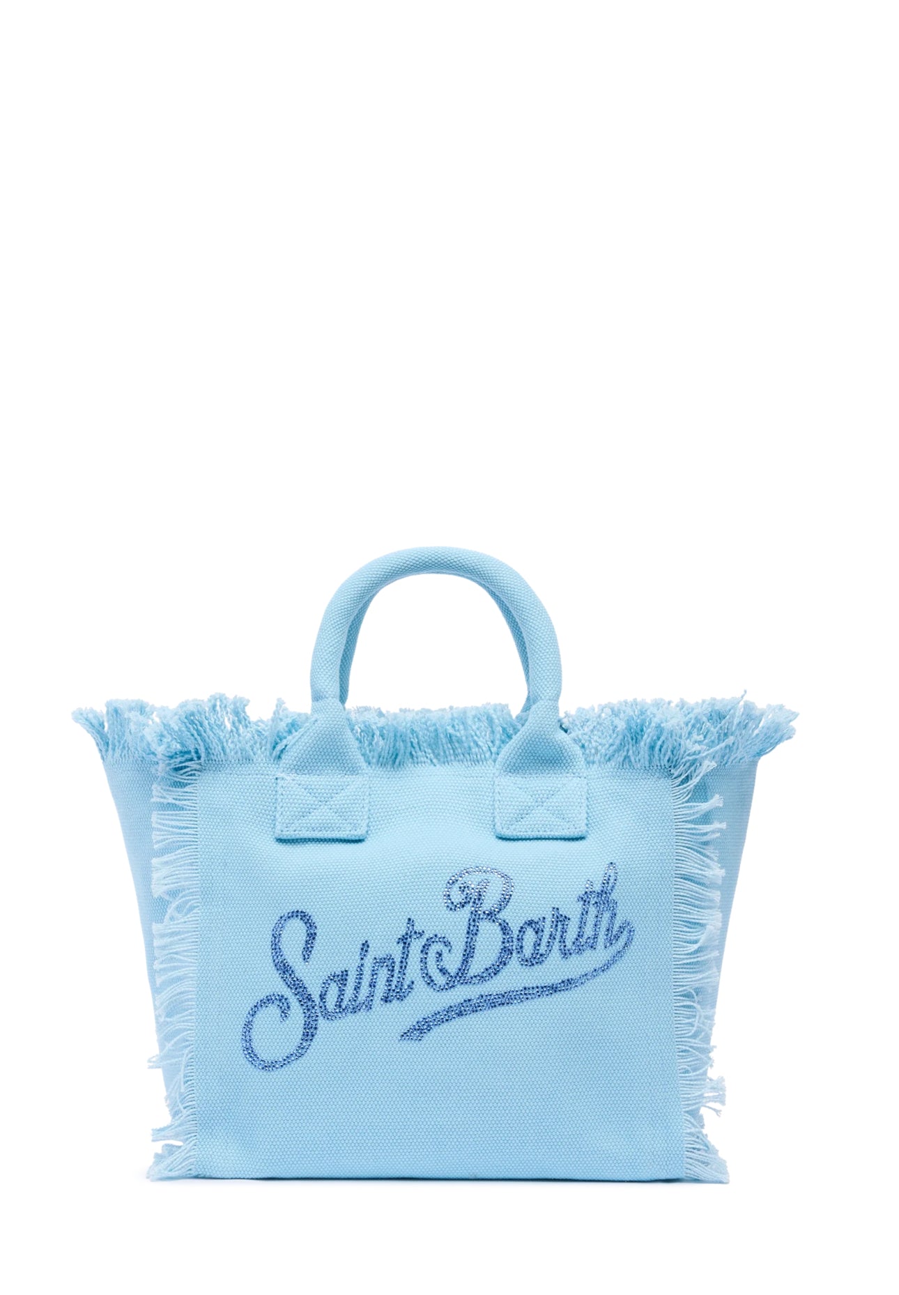 Borsa vanity regular strass azzurra