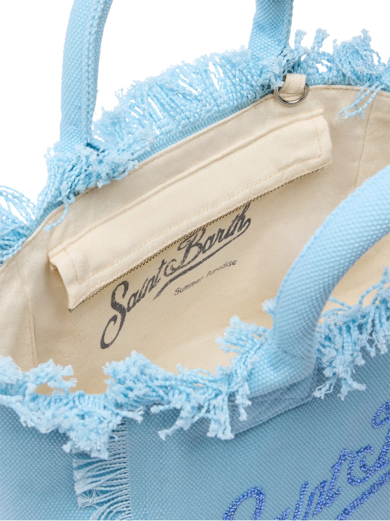 Borsa vanity regular strass azzurra