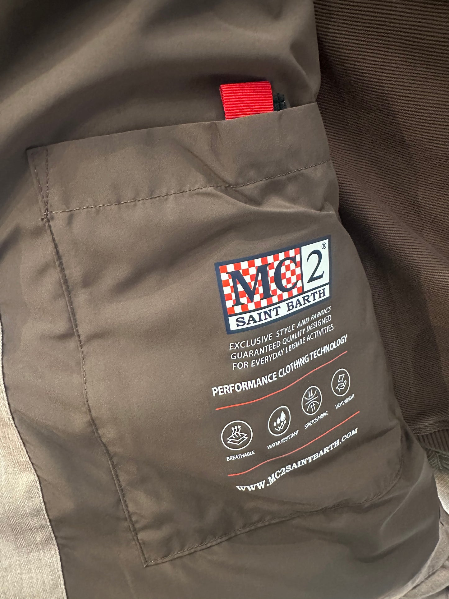 Giubbotto imbottito noce Saint Barth