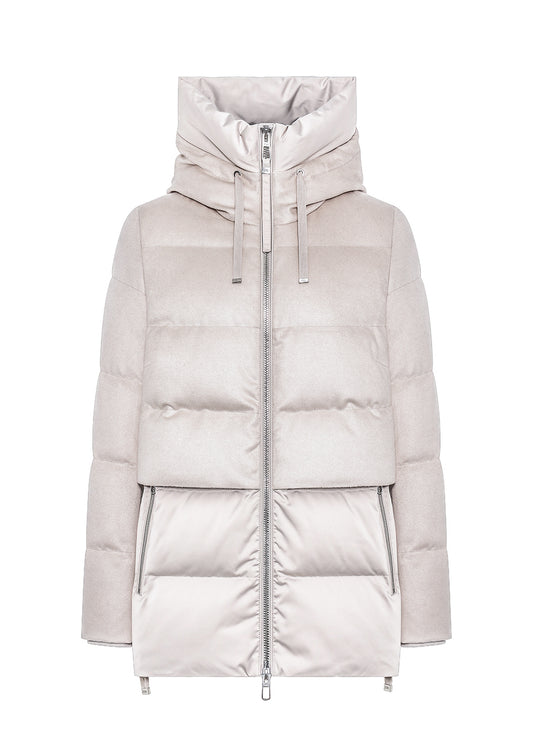 Piumino bimateriale sabbia Duno