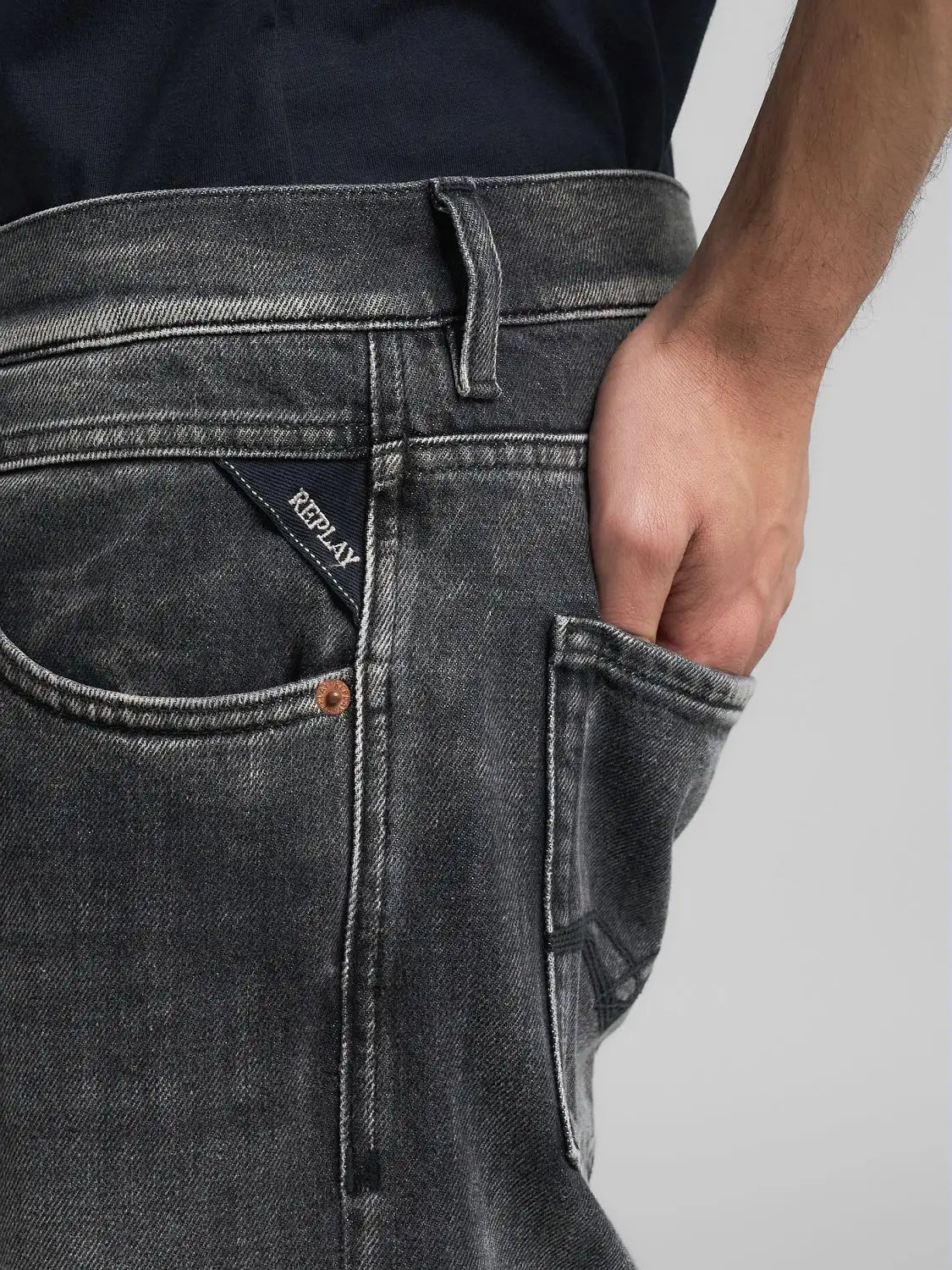 Jeans Mickym black grey Replay