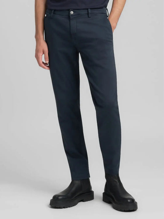 Pantalone chino blu slim fit Replay