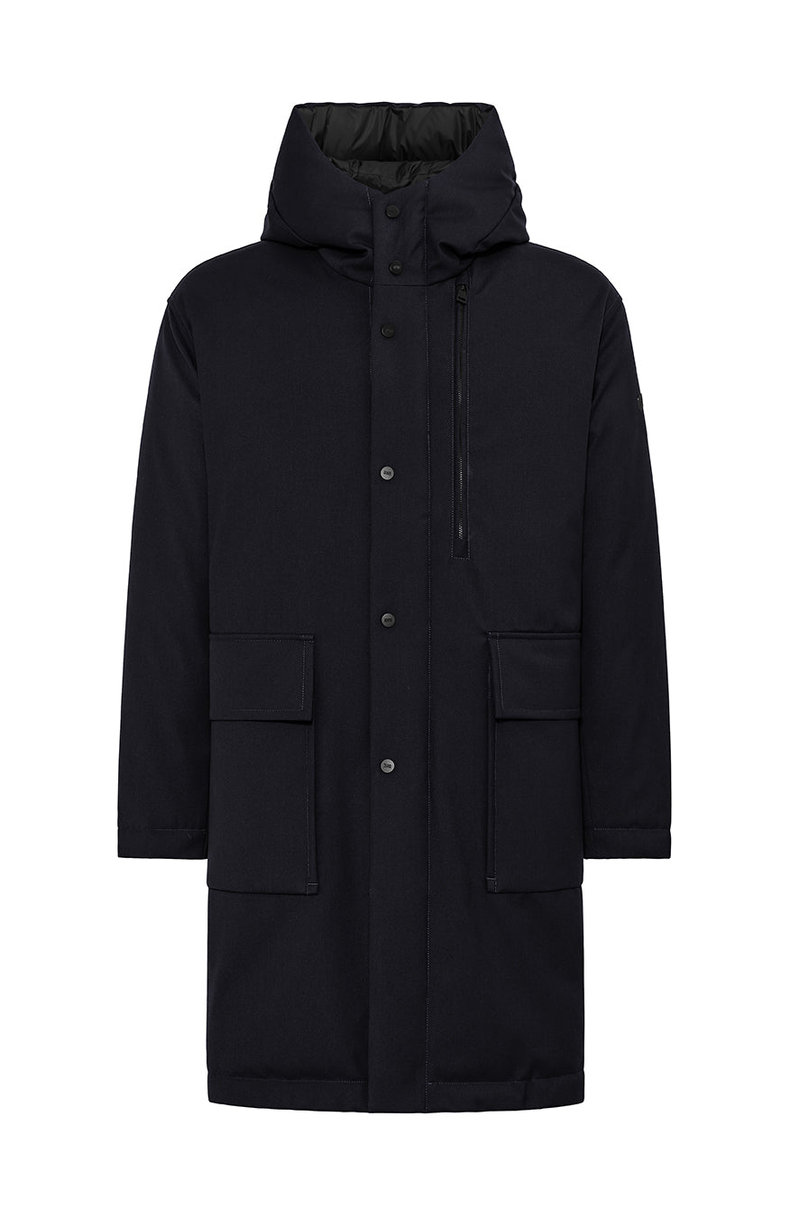 Parka reversibile nero Duno