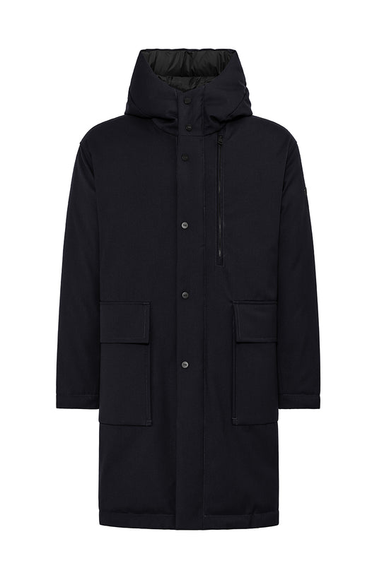 Parka reversibile nero Duno