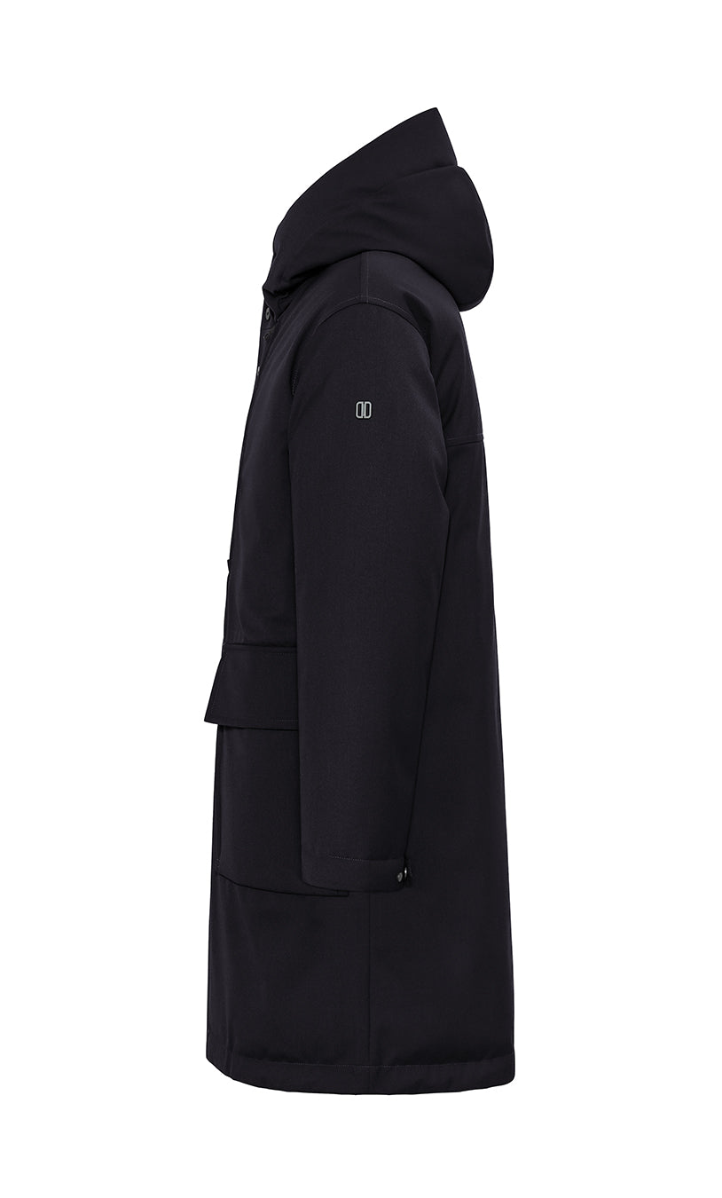Parka reversibile nero Duno