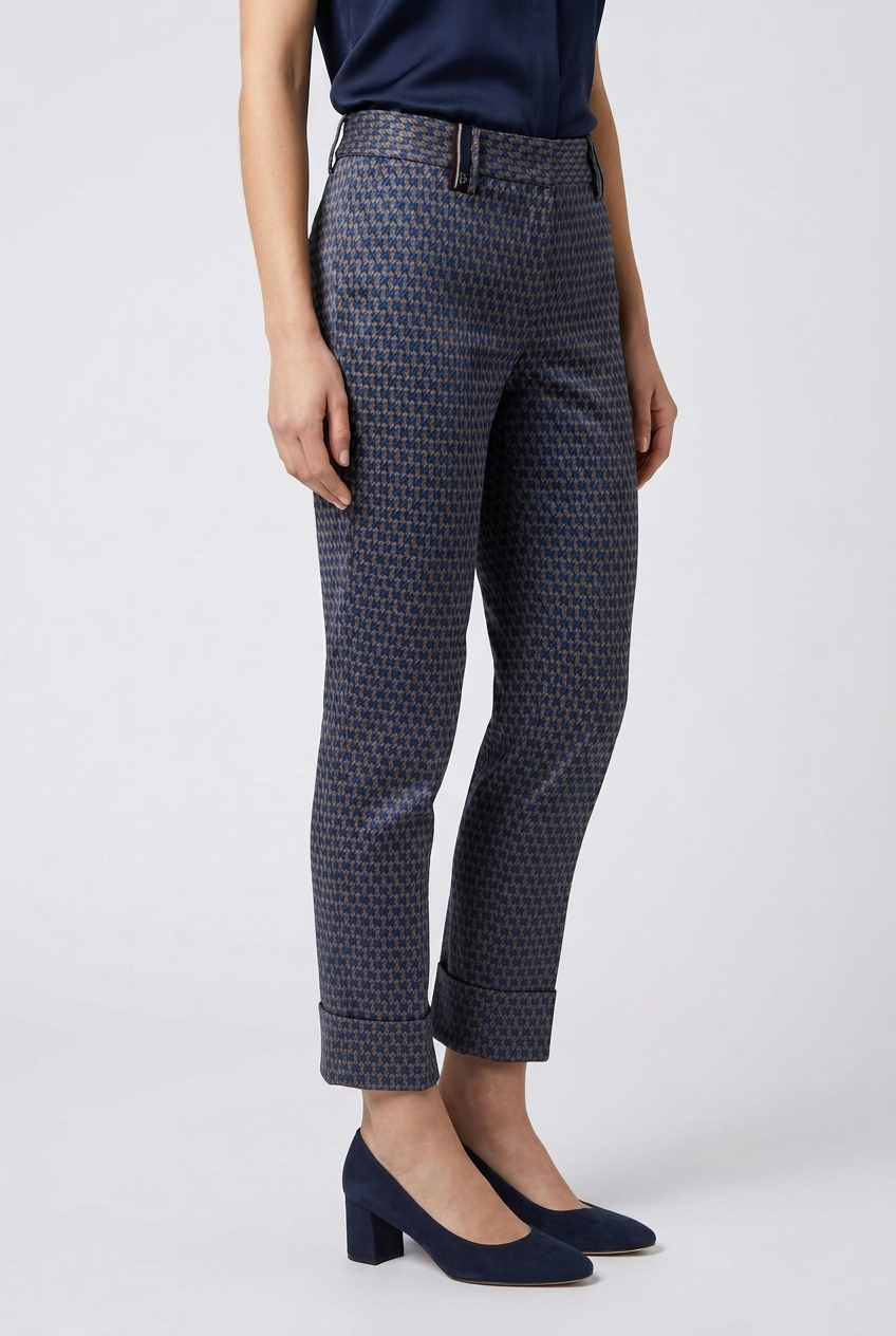 PANTALONE BLU MICRO FANTASIA